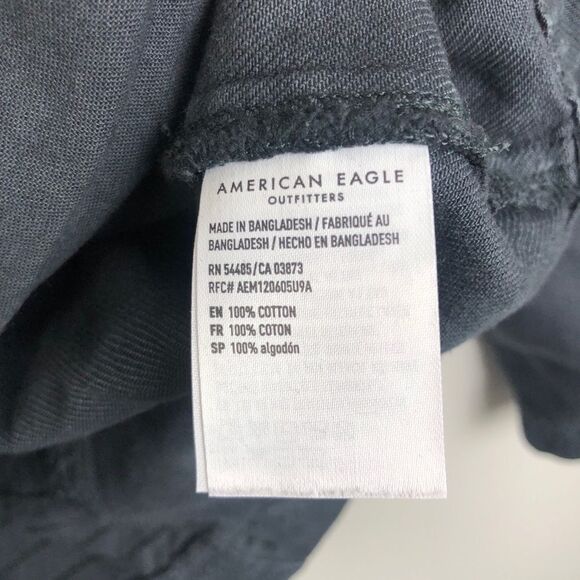 AMERICAN EAGLE | Oversized Denim Jean Jacket XXS - Picture 6 of 10